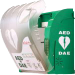 Armoire pour les défibrillateurs