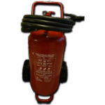 Extincteurs wapi sur roues de 50 litres à mousse ou 50 kg à poudre